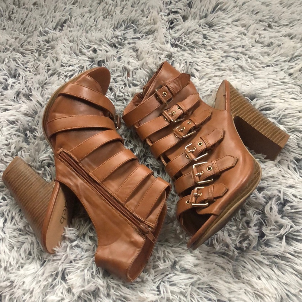 Cognac heels